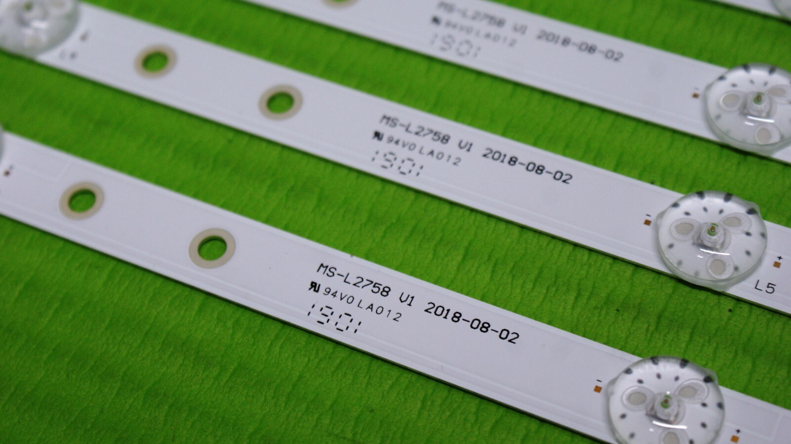 FULL LED BACKLIGHT STRIP COMPLETE SET FOR LINSAR 55UHD8000FP 55" TV MS-L2758 V1 - Image 4