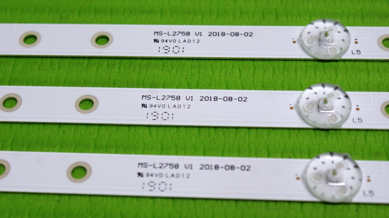 FULL LED BACKLIGHT STRIP COMPLETE SET FOR LINSAR 55UHD8000FP 55" TV MS-L2758 V1 - Image 5