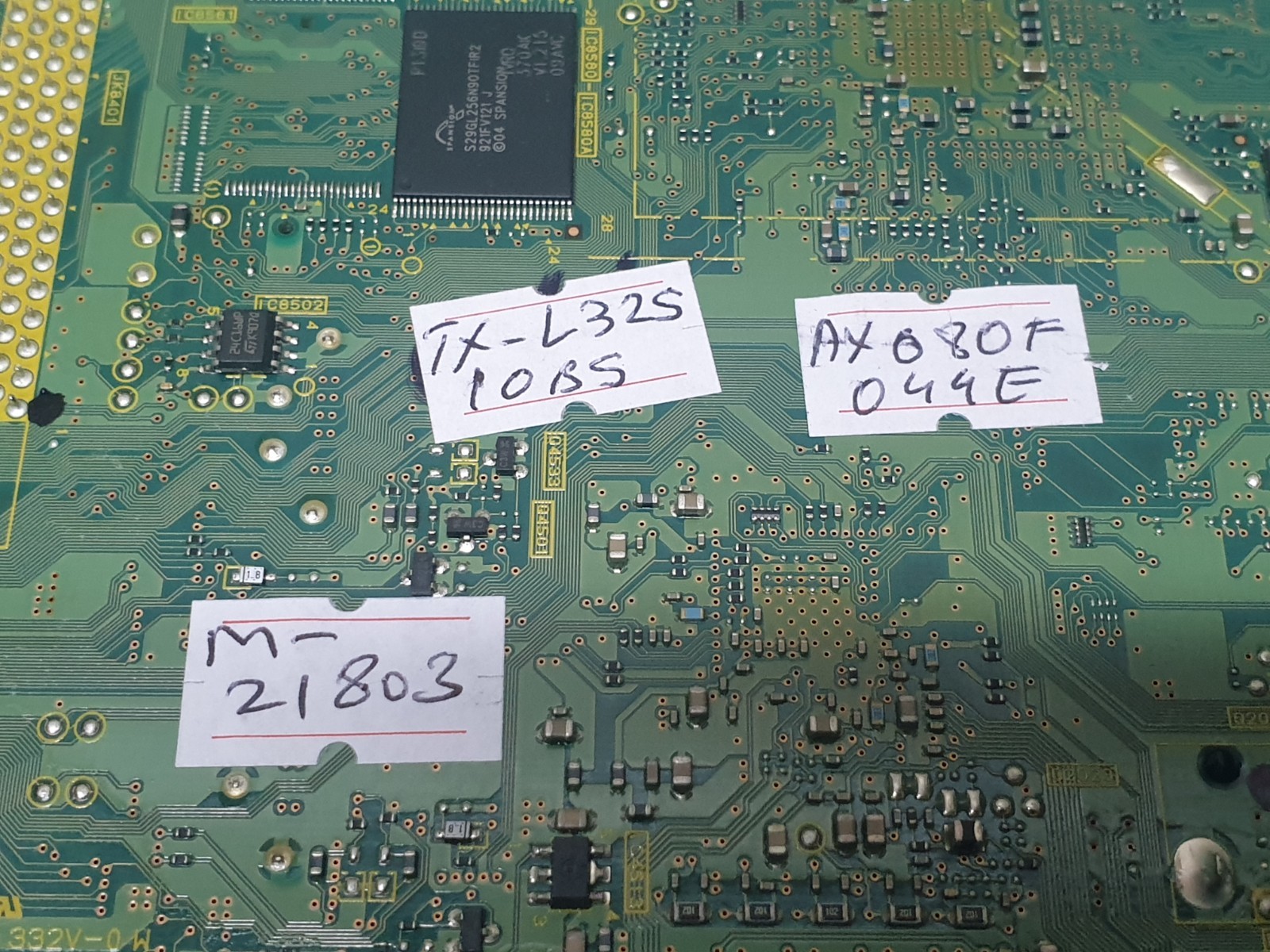 MAIN BOARD MB PANASONIC TX-L32S10B TV TXN/A10PEA TNP8EA102 9A SCREEN:AX080F044E - Image 4