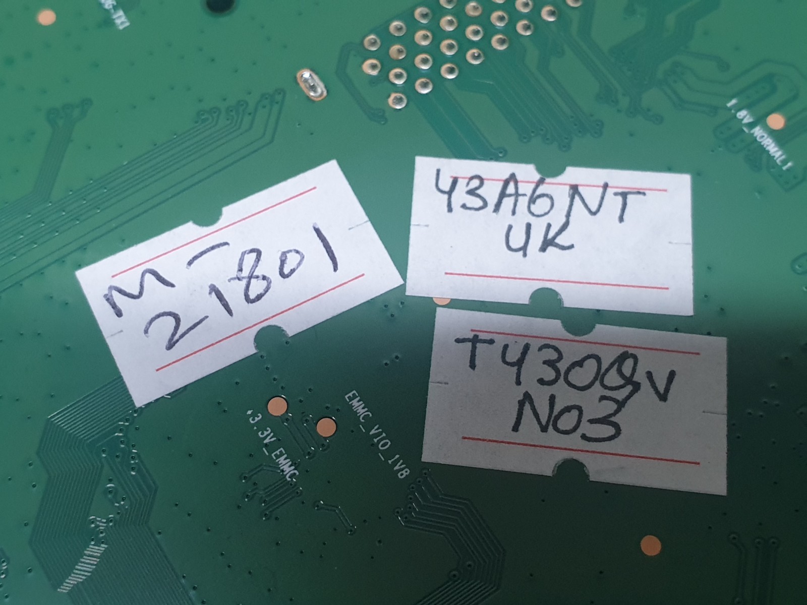 MAIN AV BOARD MB HISENSE 43A6NTUK LED TV RSAG7.820.13867/ROH SCREEN:T430QVN03 - Image 4