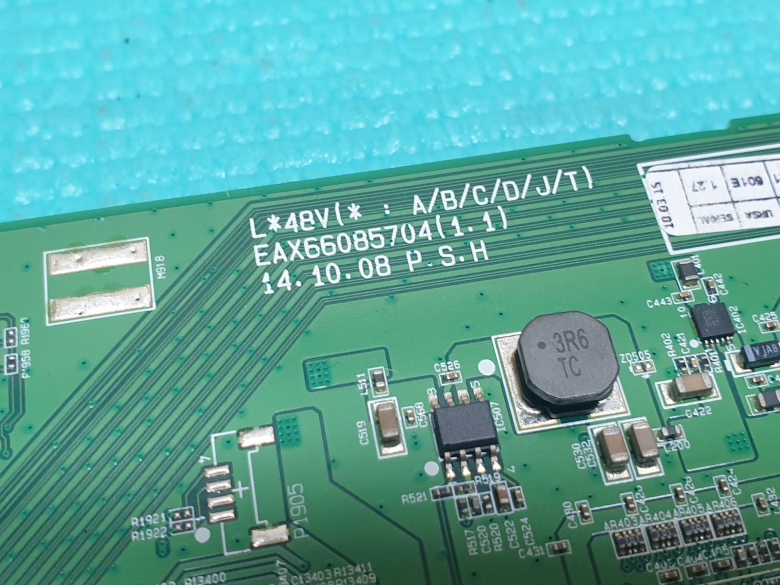 MAIN AV BOARD MB LG 42UB820V LED TV EAX66085704(1.0) EBT63415607 SCREEN:LC420EQE - Image 3