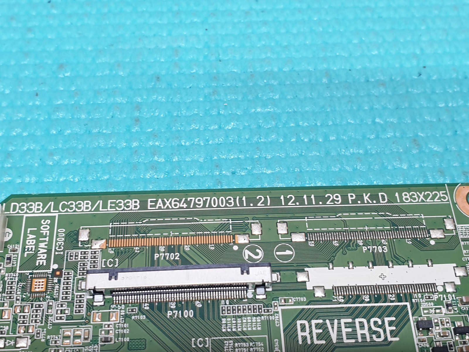 MAIN BOARD MB FOR LG 42LN578V TV EAX64797003 (1.2) EBT62596130 SCREEN:LC420DUE - Image 3