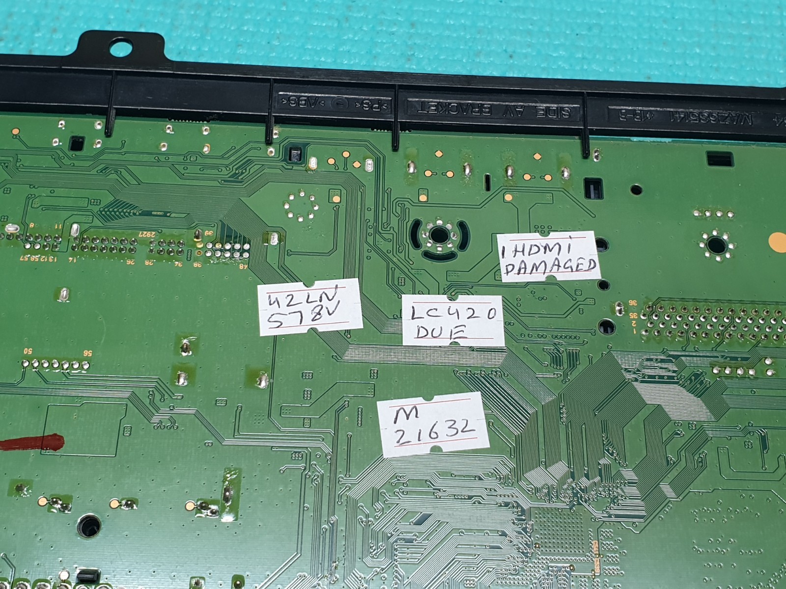 MAIN BOARD MB FOR LG 42LN578V TV EAX64797003 (1.2) EBT62596130 SCREEN:LC420DUE - Image 6