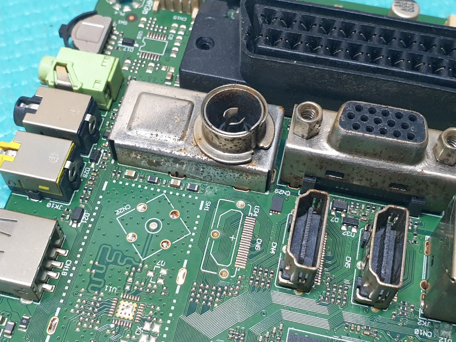 MAIN AV BOARD MB PANASONIC TX-50A300B 50" LED TV 17MB95M 23196053 SCREEN:V500HJ1 - Image 4
