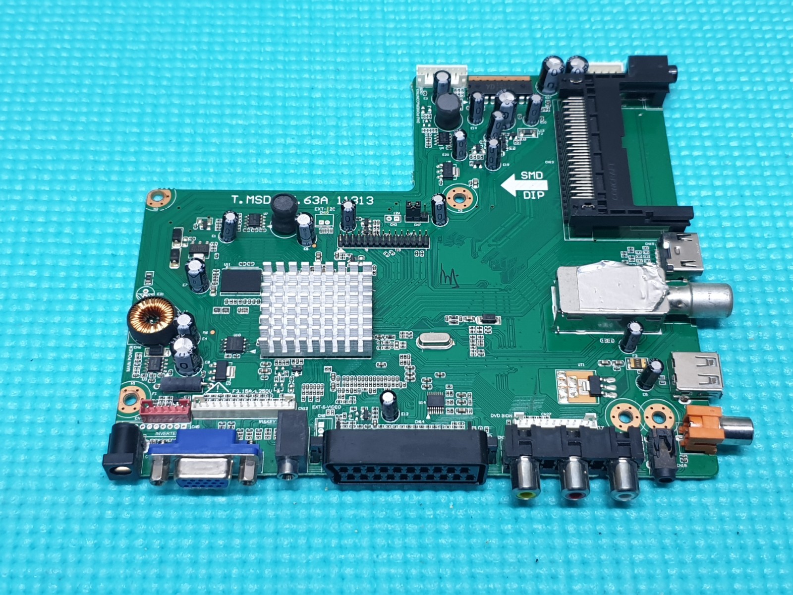 MAIN AV BOARD MB LOGIK L22FEDW12 22" LED TV TP.MSD306.63A 11313 SCREEN:M215HW03 - Image 2