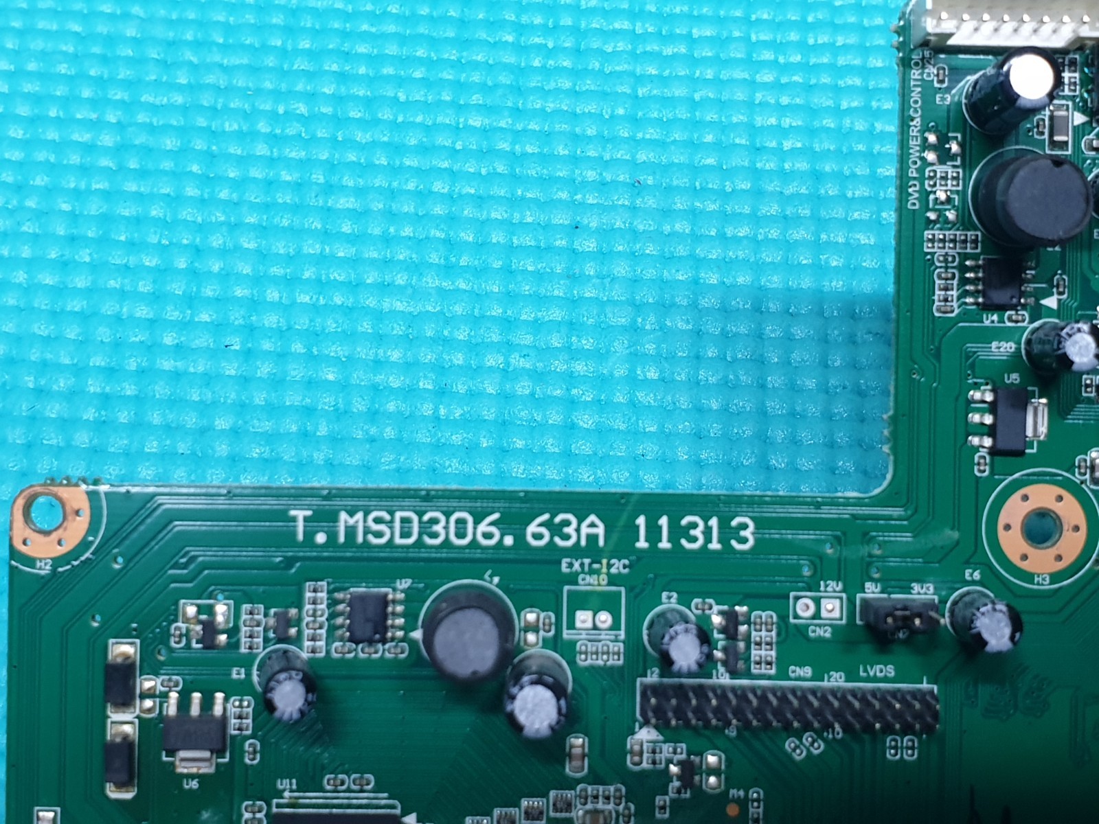 MAIN AV BOARD MB LOGIK L22FEDW12 22" LED TV TP.MSD306.63A 11313 SCREEN:M215HW03 - Image 3
