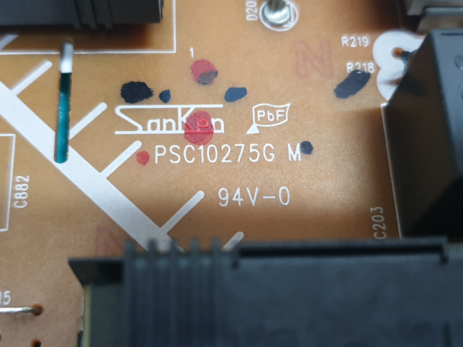 POWER SUPPLY BOARD PSU PANASONIC TX-L32S10BS 32" LCD TV PSC10275G N0AC3FJ00001 - Image 3