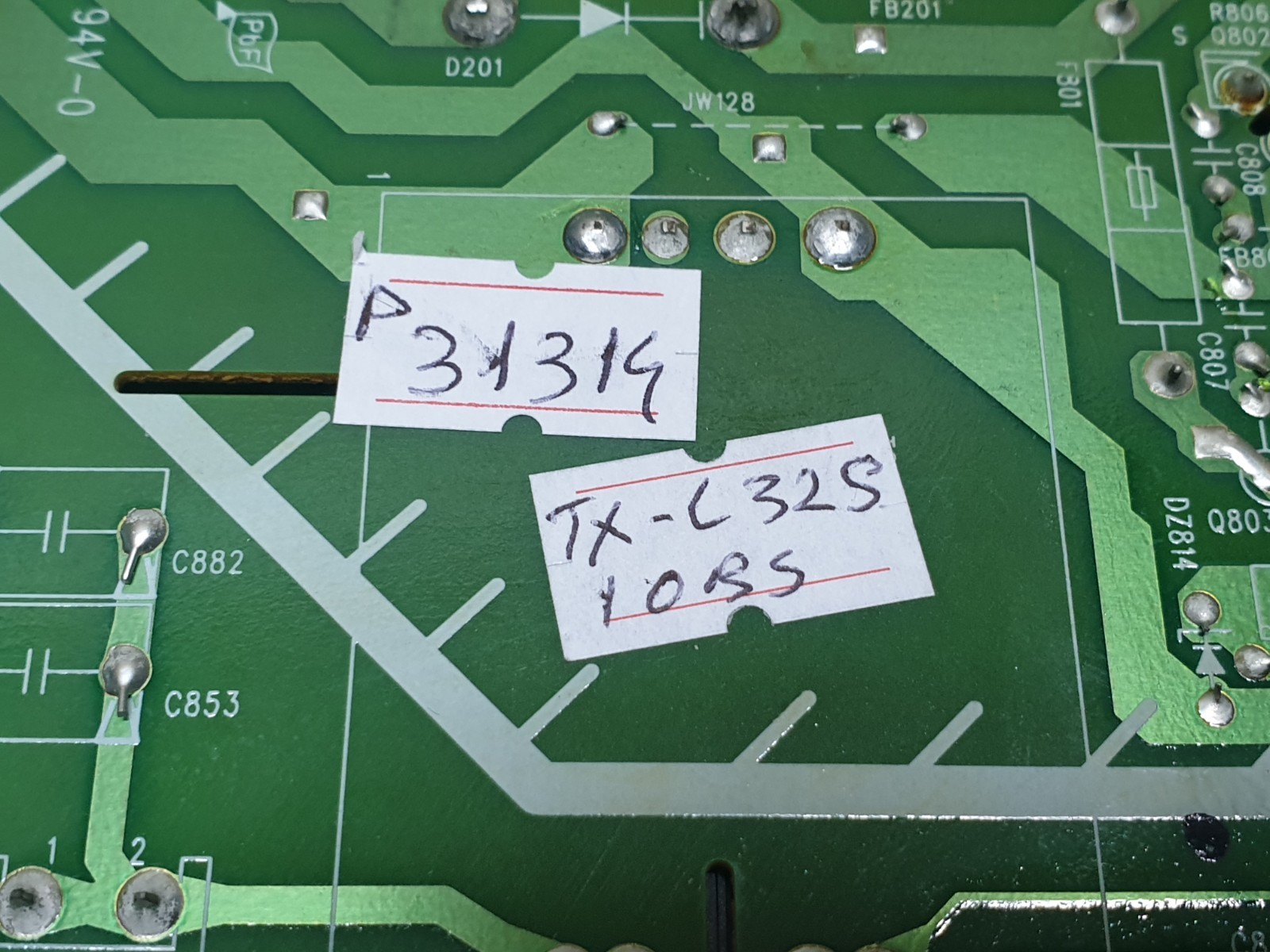 POWER SUPPLY BOARD PSU PANASONIC TX-L32S10BS 32" LCD TV PSC10275G N0AC3FJ00001 - Image 4