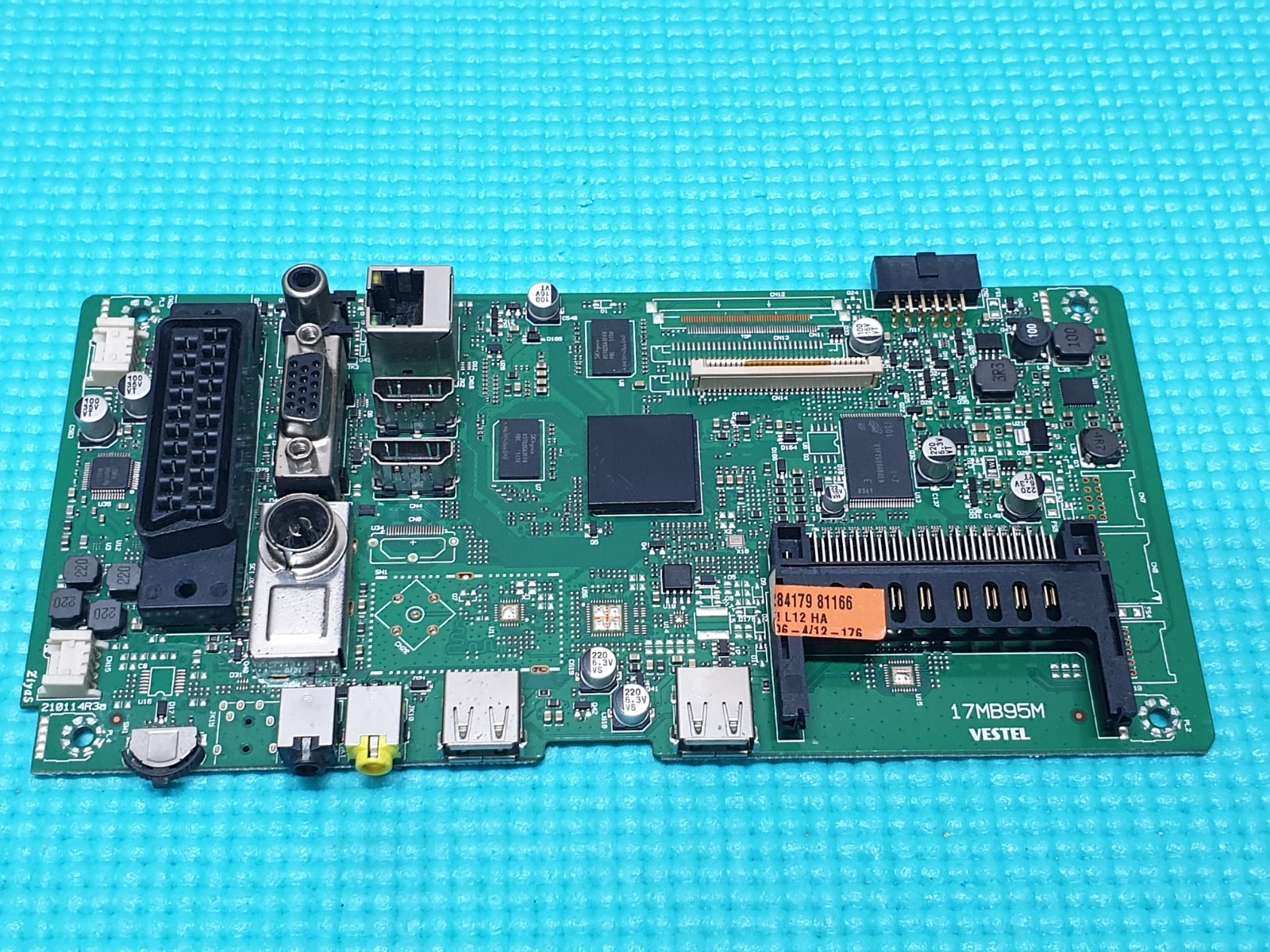 MAIN AV BOARD MB FOR POLAROID 3-24-LED-14 TV 17MB95M 23284179 SCREEN:V236BJI - Image 2