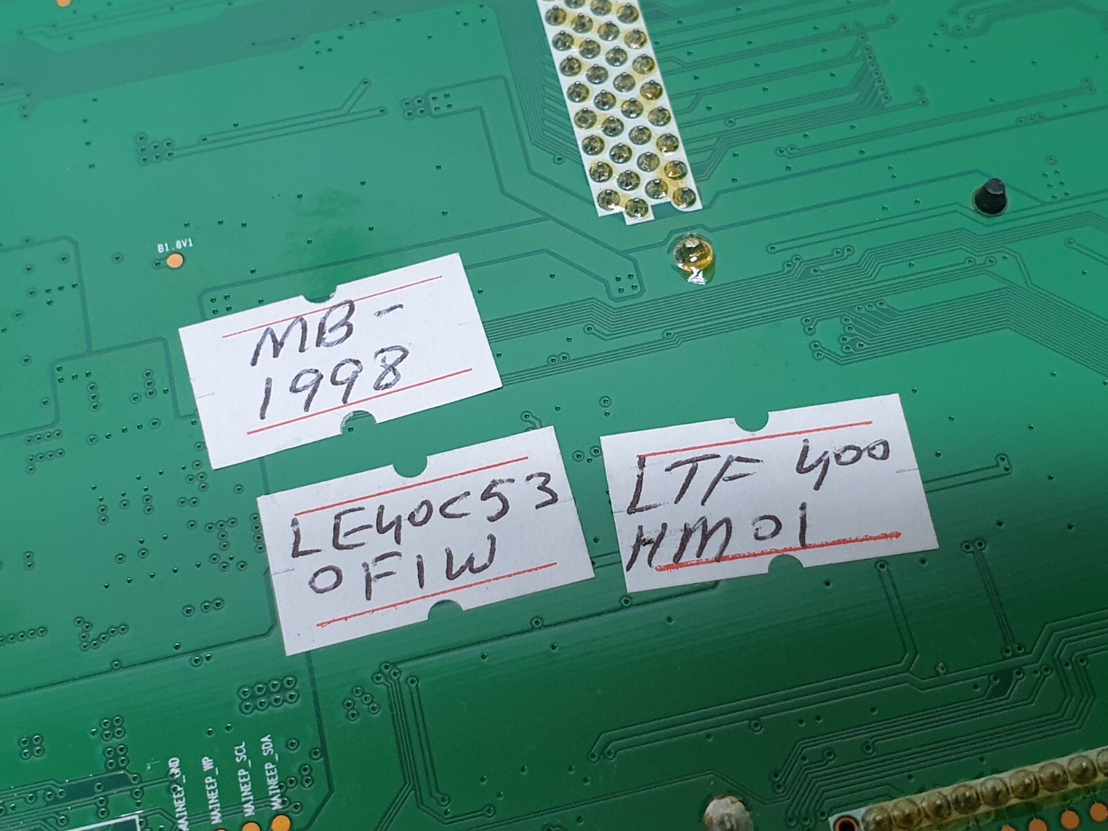 MAIN BOARD MB SAMSUNG LE40C530F1W TV BN94-04175M BN41-01536B SCREEN:LTF400HM01 - Image 5