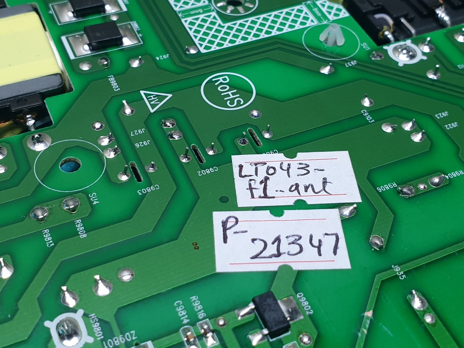 POWER SUPPLY PSU SKY GLASS LT043-F1-ANT TV ADTVJ1614AC8 KSP430805 5667002A0411 - Image 4