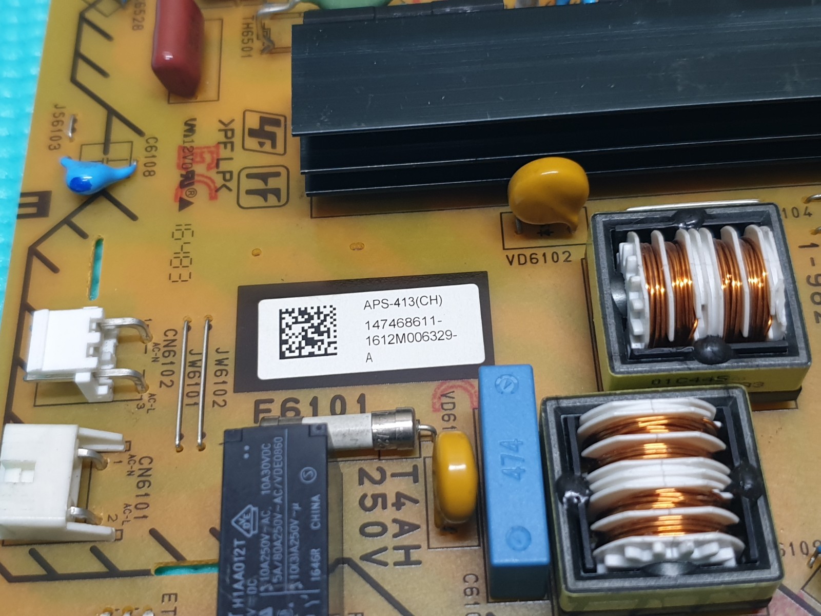POWER SUPPLY BOARD PSU SONY KD-75XE9405 75" LCD TV APS-413(CH) G75 1-982-085-11 - Image 2