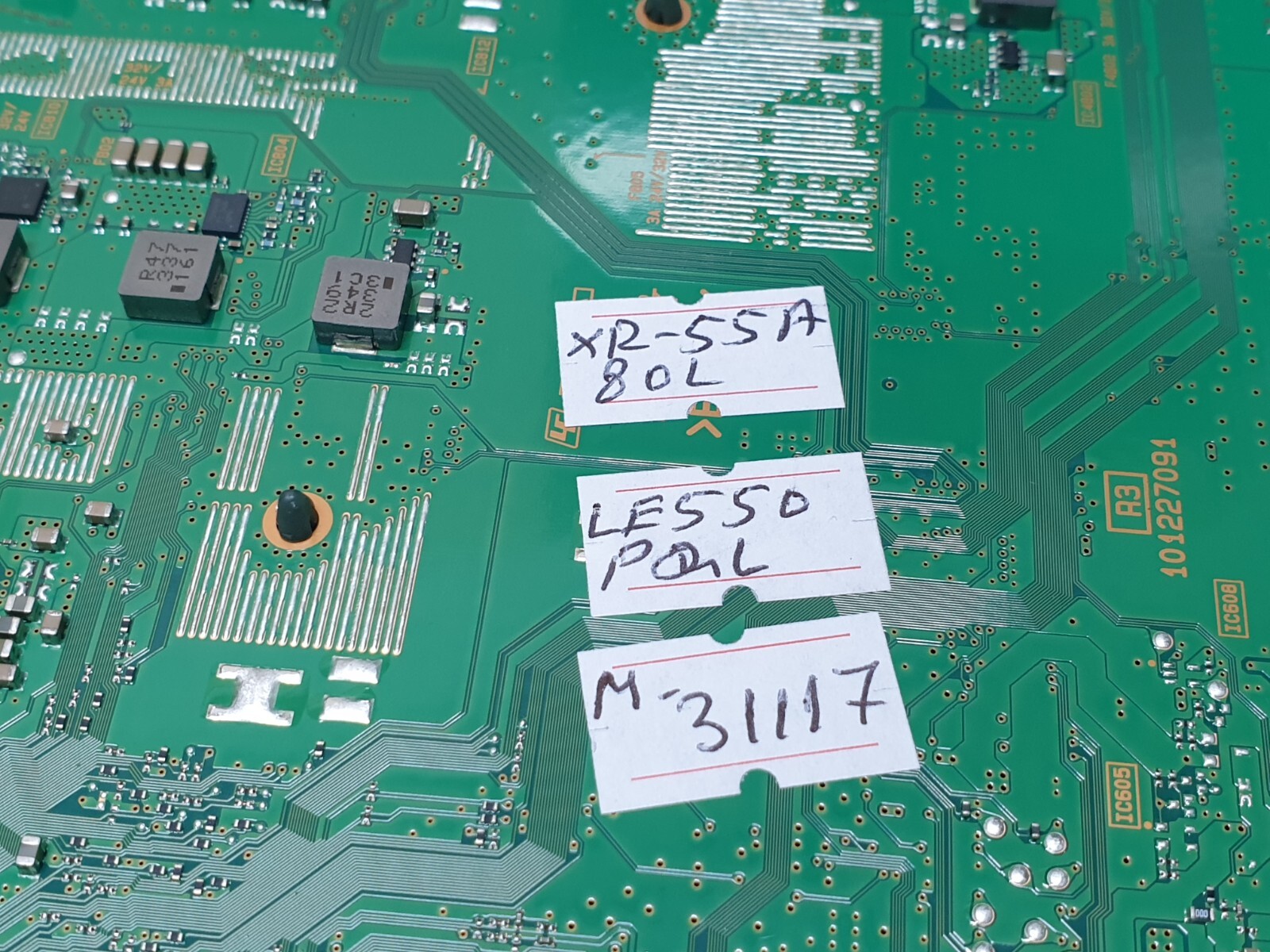 MAIN AV BOARD MB SONY XR-55A80L 55" OLED TV 101227091 YA03250AA SCREEN:LE550PQL - Image 4