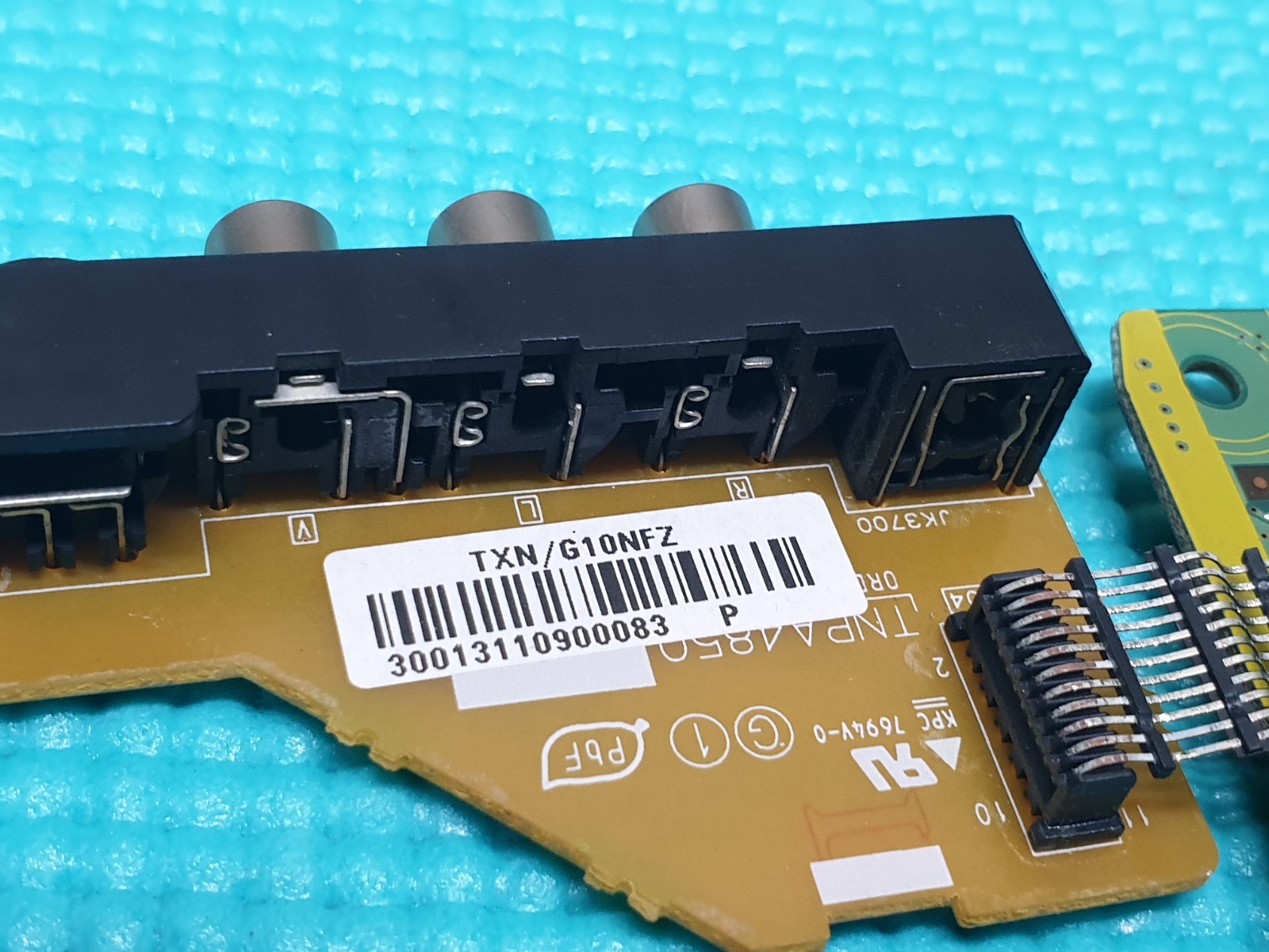 MAIN AV BOARD MB PANASONIC TX-L32G10 TV TXN/G10NFZ TNPH0779 2A SCREEN:AX080F045E - Image 4