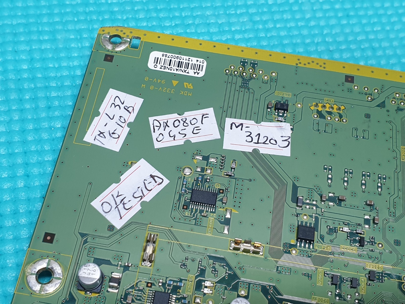 MAIN AV BOARD MB PANASONIC TX-L32G10 TV TXN/G10NFZ TNPH0779 2A SCREEN:AX080F045E - Image 5