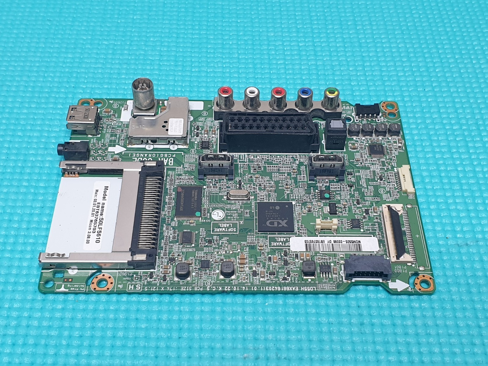 MAIN AV BOARD MB LG 50LF5610 LED TV EAX66164203(1.0) EBT63765703 SCREEN:LC500DUE - Image 2
