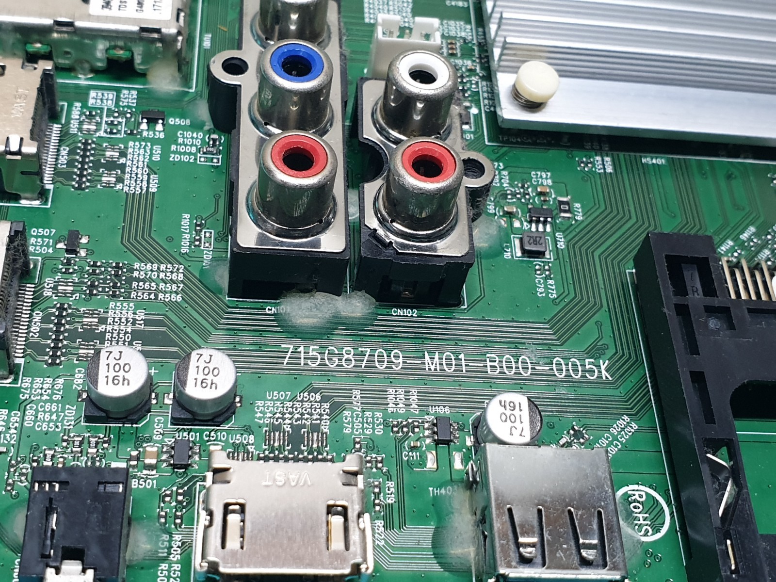 MAIN AV BOARD MB PHILIPS 43PUS6162/05 TV 715G8709-M01-B00-005K SCREEN:T430QVN03 - Image 6