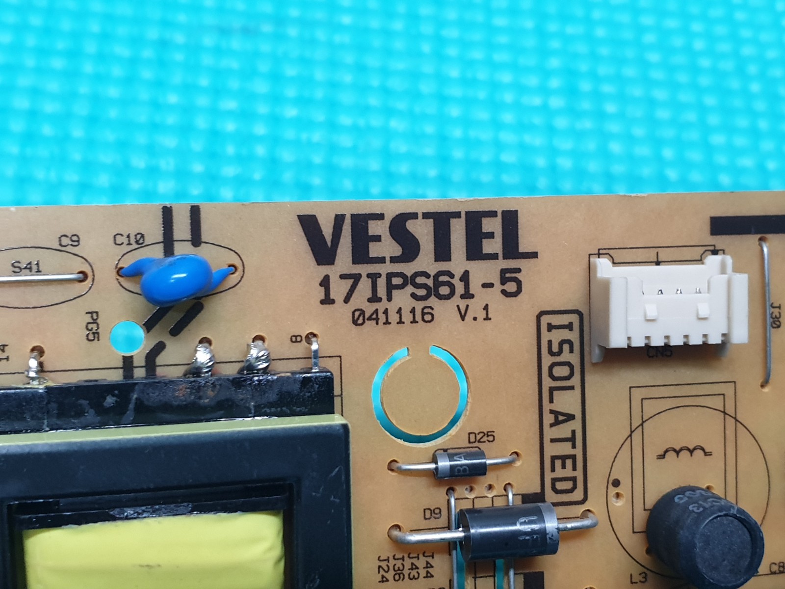 POWER SUPPLY PSU FOR PANASONIC TX-24E302B 24" LED TV VESTEL 17IPS61-5 23398449 - Image 3