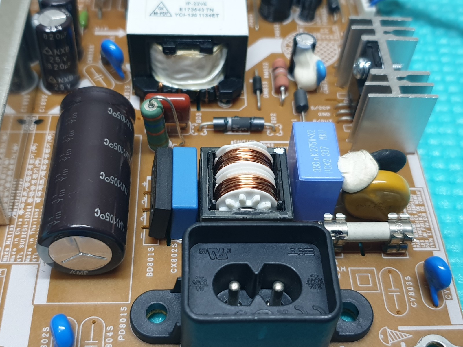 POWER SUPPLY PSU FOR SAMSUNG LE22D450G1W 22" LED TV BN44-00437A MB8Q013005 - Image 7