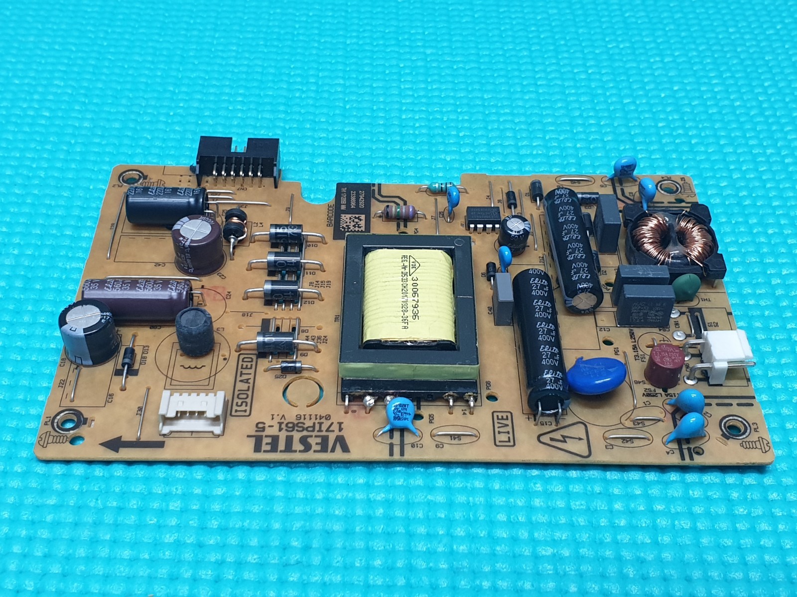 POWER SUPPLY PSU FOR TOSHIBA 24SW763DB 24" LED TV VESTEL 17IPS61-5 23386964 - Image 2