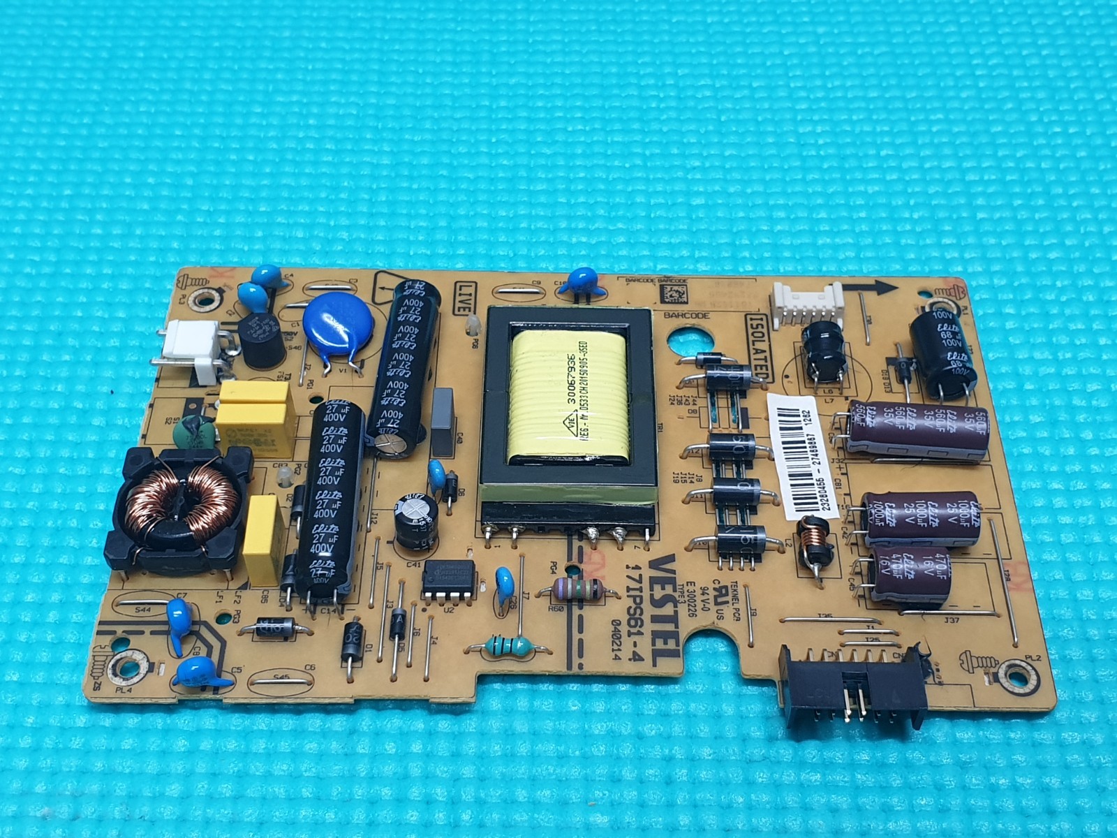 POWER SUPPLY PSU FOR BUSH LED24265DVDCNTD 24" LED TV VESTEL 17IPS61-4 23280455