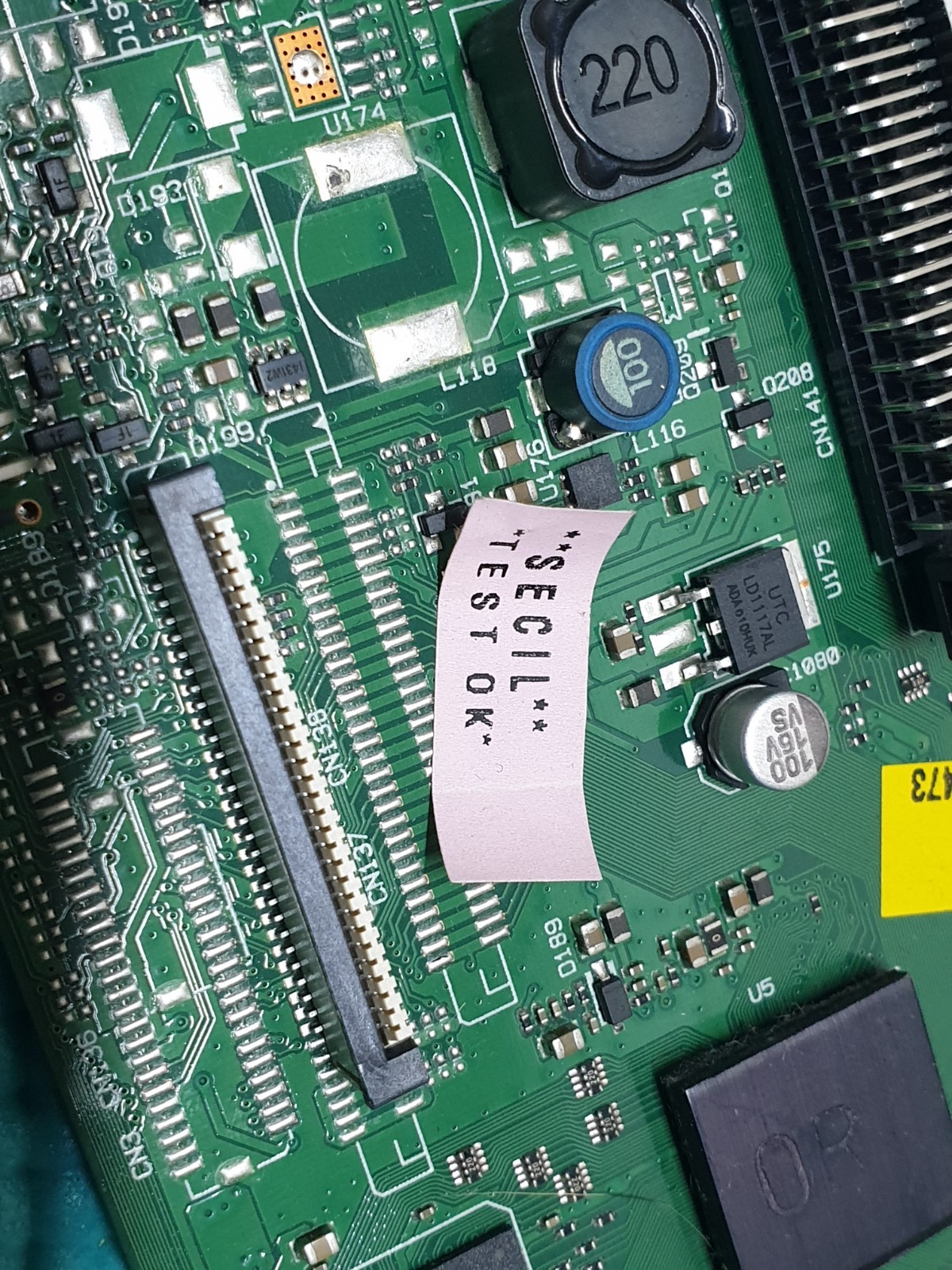 MAIN AV BOARD MB TECHNIKA 22-830 22'' LCD TV 17MB62-1 23008715 SCREEN:LC220WXE - Image 5