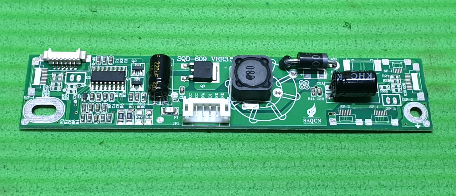 INVERTER DRIVER BOARD BAIRD TI2402DVDWC 24" LED TV SQD-609 VER3.5 SQD609G