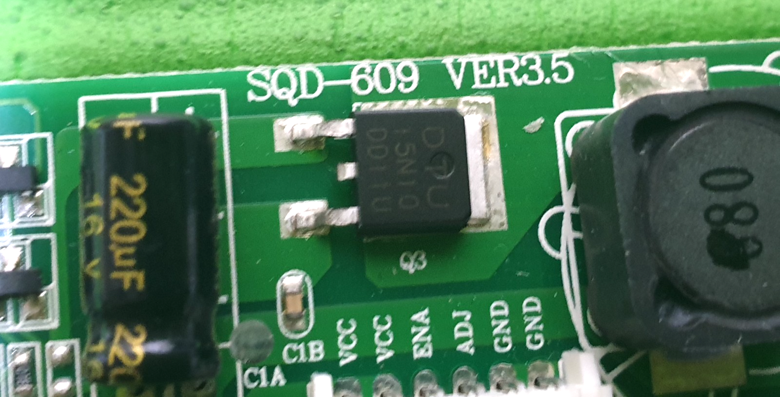 INVERTER DRIVER BOARD BAIRD TI2402DVDWC 24" LED TV SQD-609 VER3.5 SQD609G - Image 2