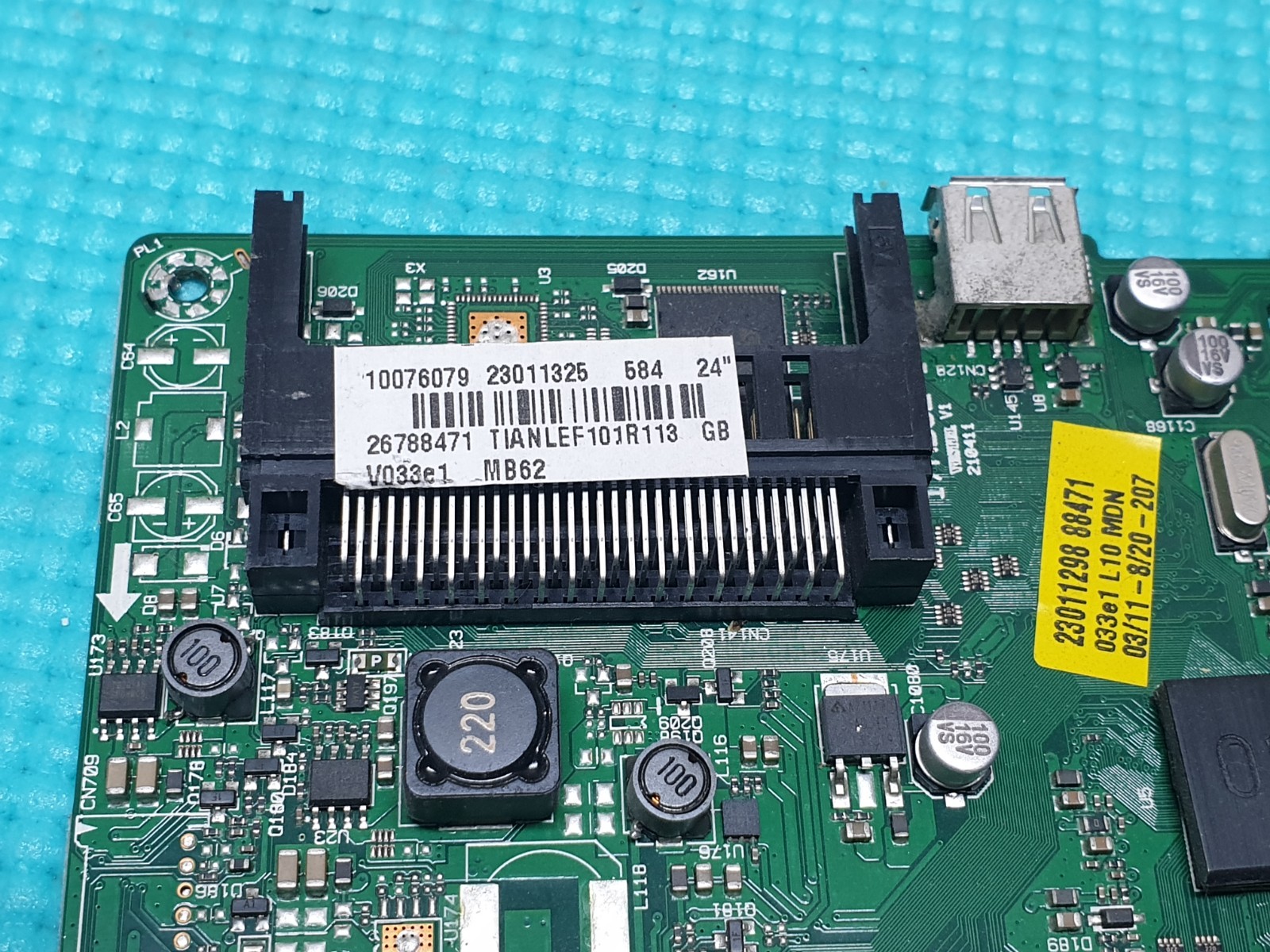 MAIN AV BOARD MB TECHWOOD LED24916DVDFHD 24" TV 17MB62-1 23011325 SCREEN:V236K1 - Image 3