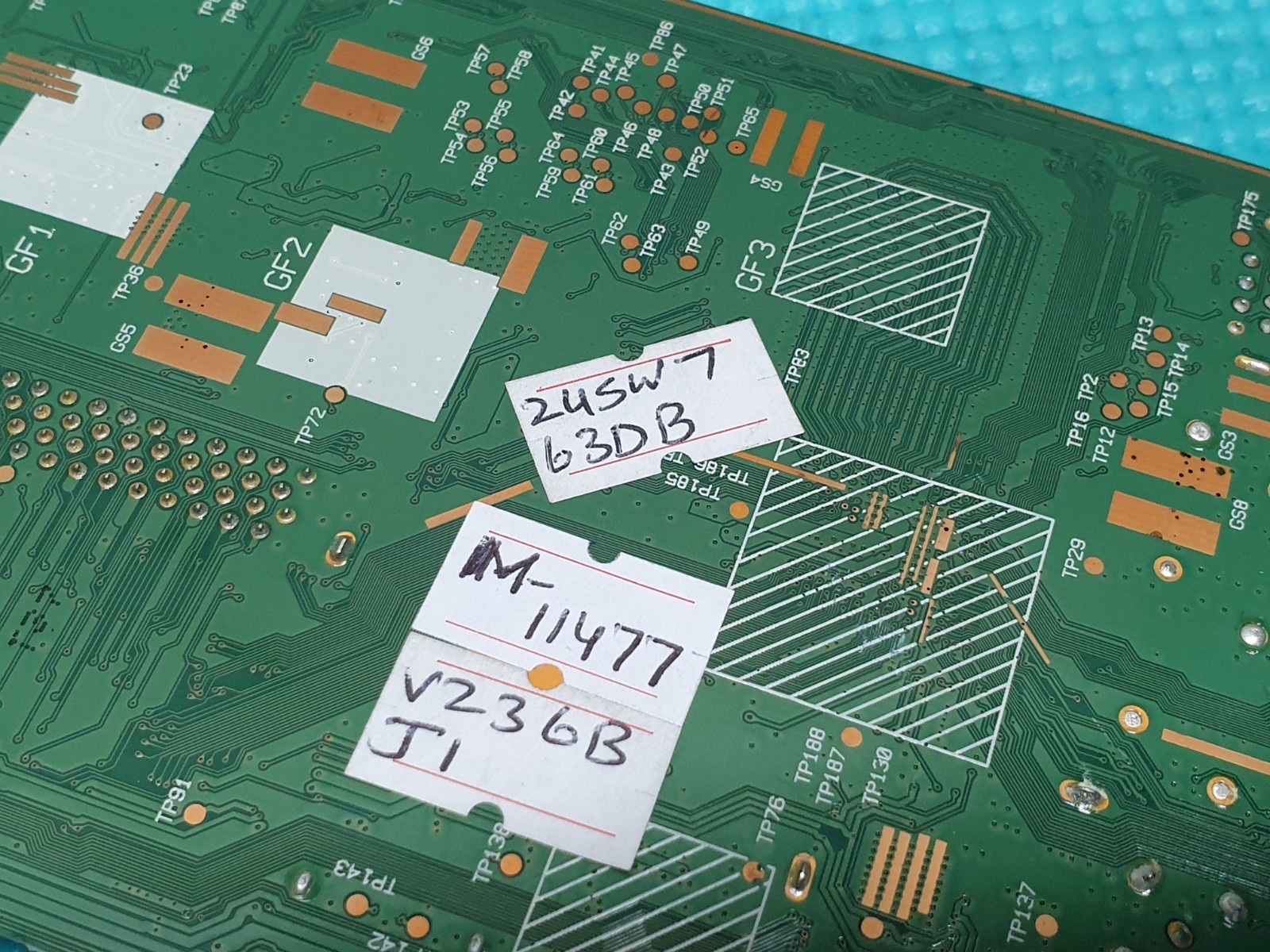 MAIN AV BOARD MB ORIGNAL TOSHIBA 24SW763DB TV 17MB110 23450279 SCREEN:V236BJ1 - Image 6