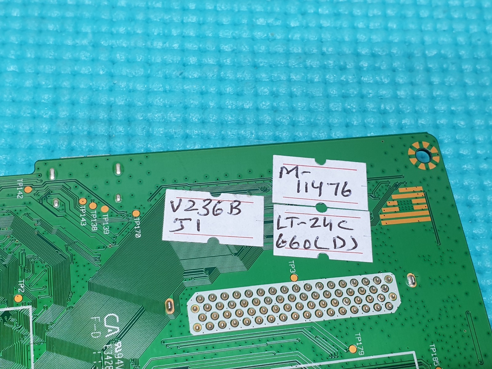 MAIN AV BOARD MB ORIGNAL JVC LT-24C660(D) LED TV 17MB211 23450279 SCREEN:V236BJ1 - Image 7