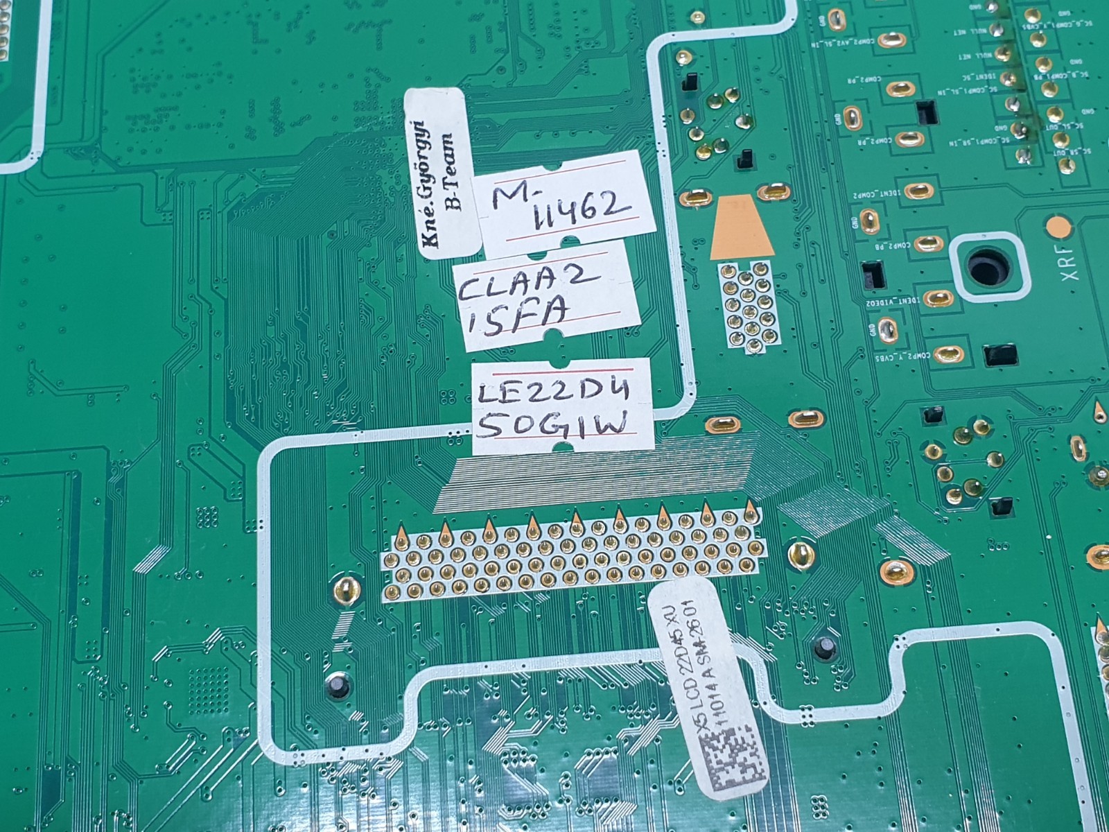 MAIN AV BOARD MB SAMSUNG LE22D450G1W TV BN41-01621B BN94-04617K SCREEN:CLAA215FA - Image 6