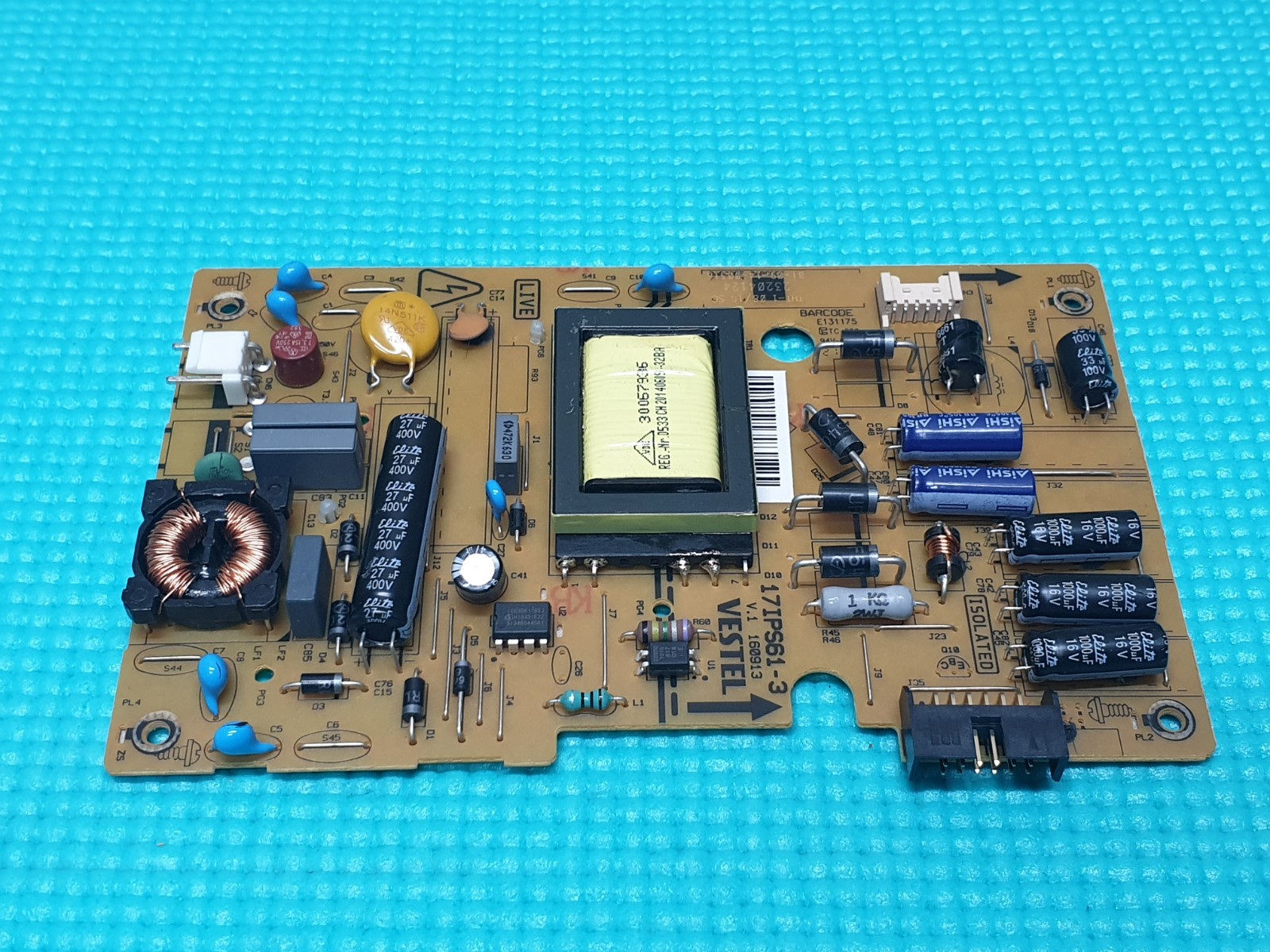 POWER SUPPLY PSU FOR LAURUS PH-24DVDLEDT2 24" LED TV VESTEL 17IPS61-3 23204122