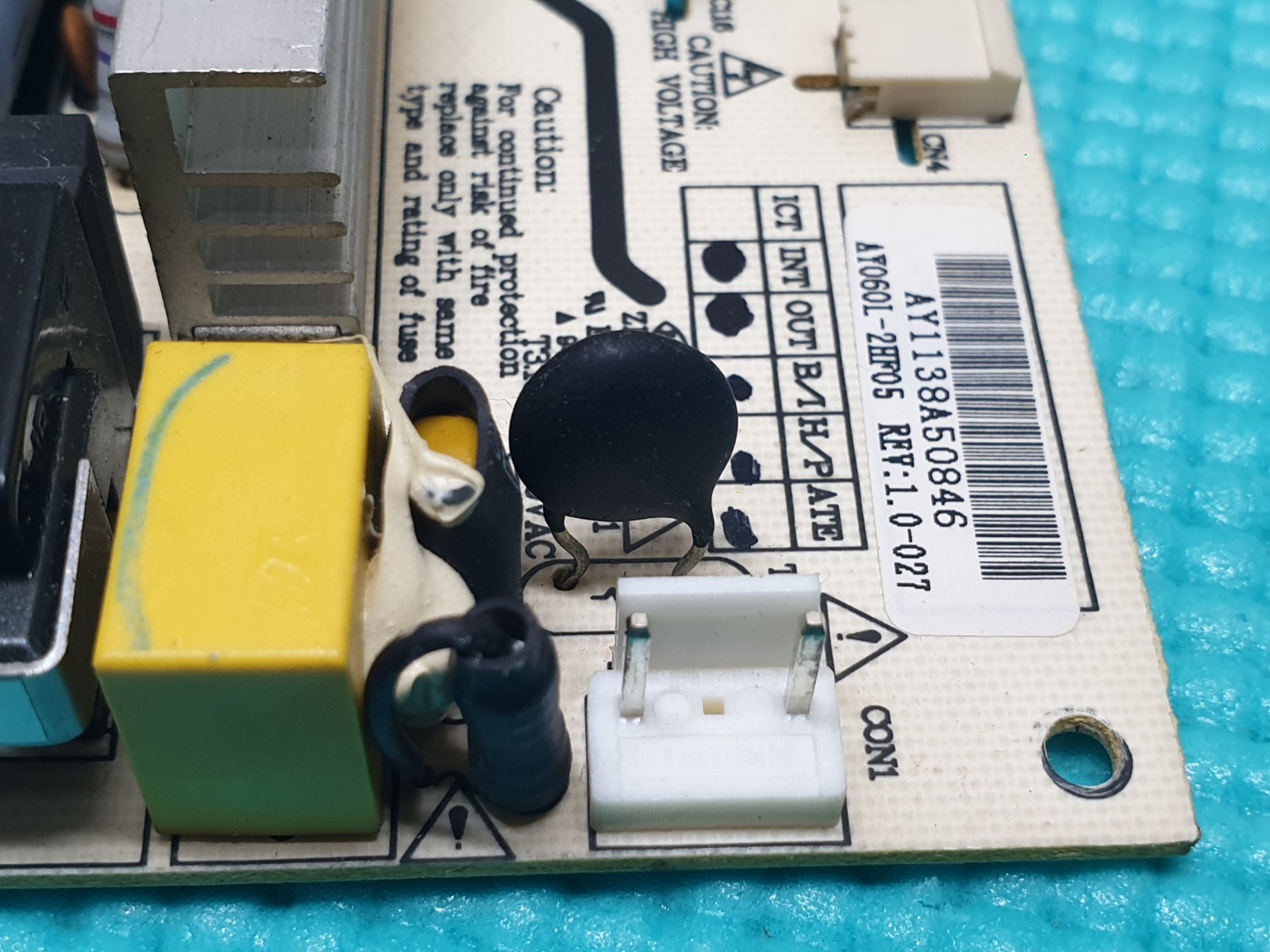 POWER SUPPLY PSU FOR GOODMANS LD2412F2 24" LED TV AY060L-2HF05 REV:1.0 - Image 7