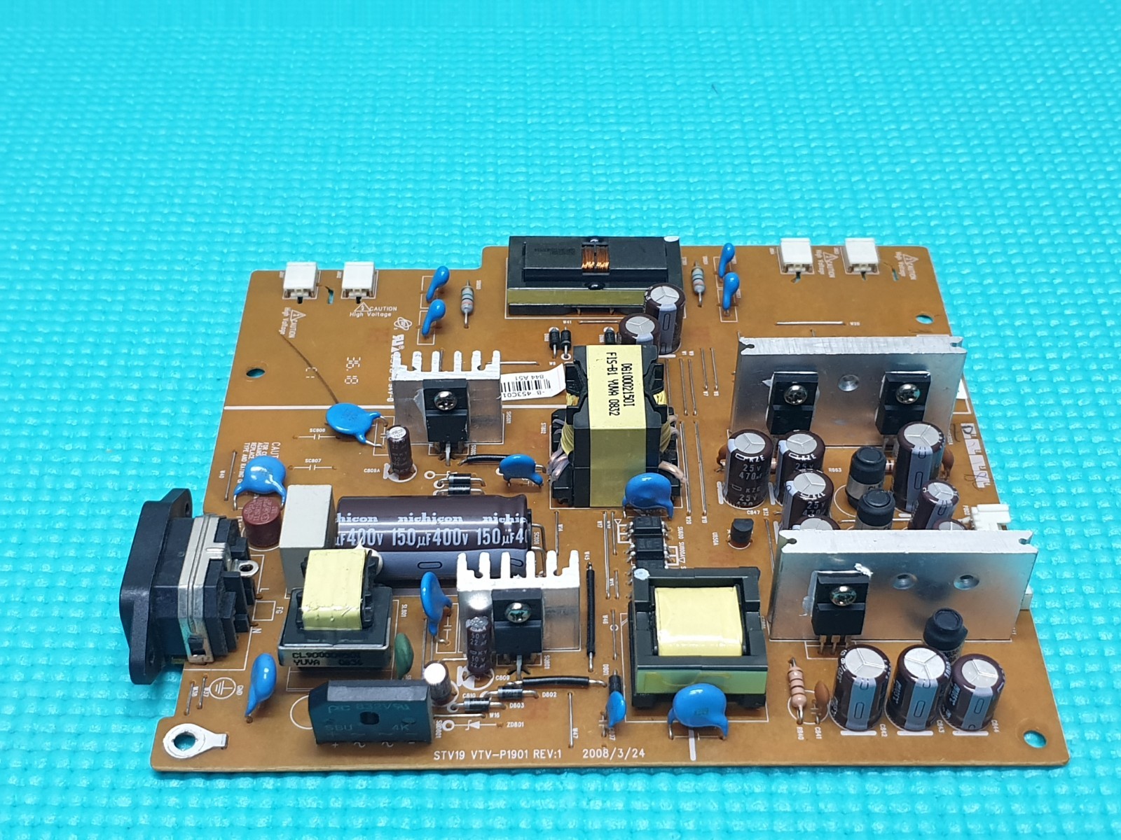 POWER SUPPLY PSU FOR TOSHIBA 19AV505D 19" LCD TV STV19 VTV-P1901 REV:1 - Image 2