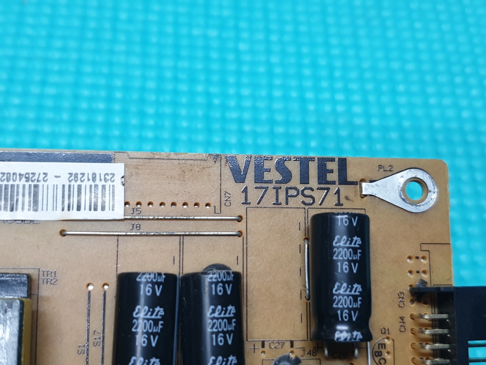 POWER SUPPLY PSU FOR TOSHIBA 40L5453DB 40" LED TV VESTEL 17IPS71 23181292 - Image 8
