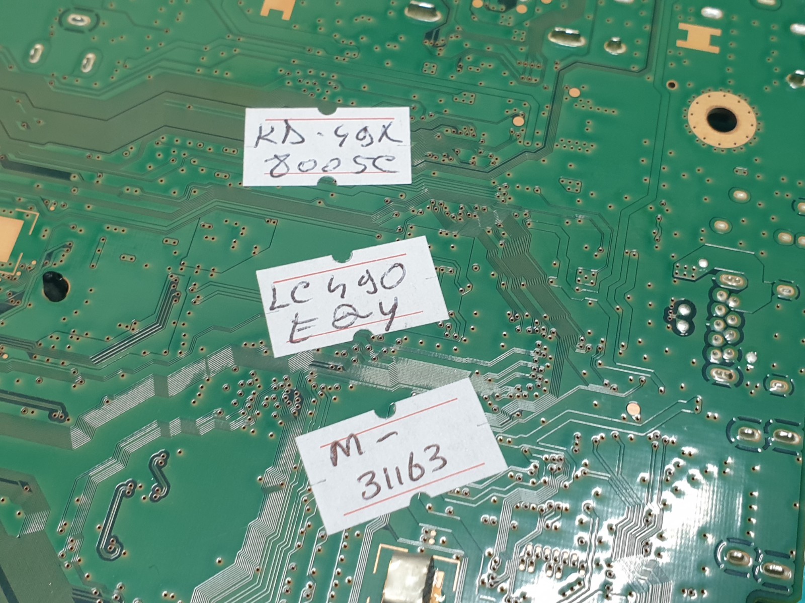 MAIN AV BOARD MB SONY KD-49X8005C LED TV 1-894-595-11 Y210B520A SCREEN:LC490EQY - Image 5