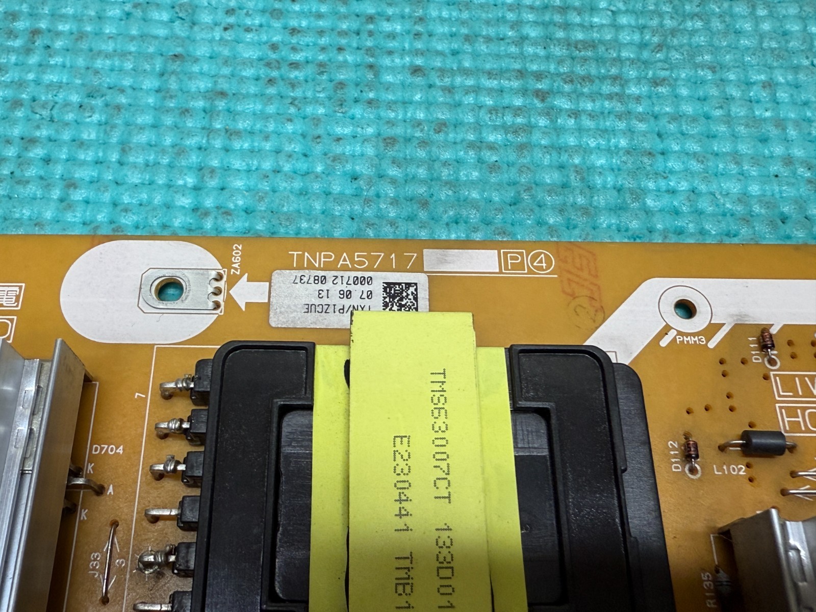POWER SUPPLY BOARD PSU PANASONIC TX-P55VT65B 55" PLASMA TV TNPA5717 TXN/P1ZCUE - Image 4