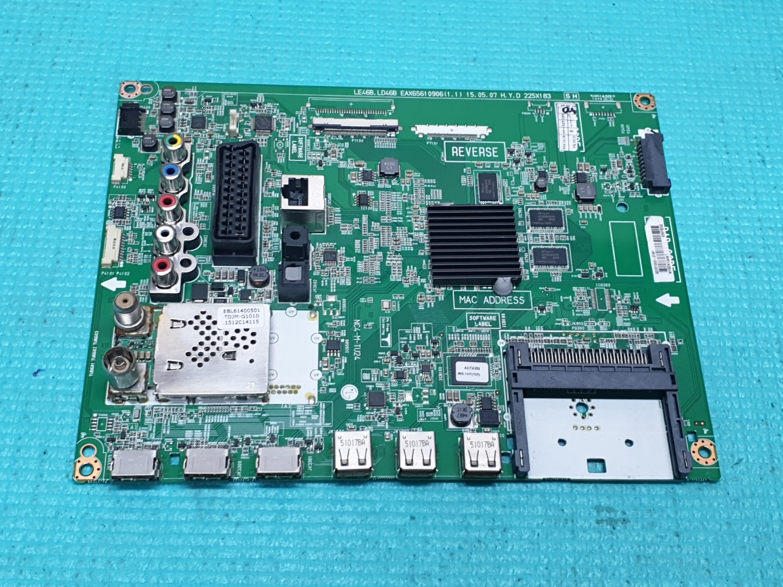 MAIN AV BOARD MB LG 32LF580V LED TV EAX65610906(1.1) EBT63976202 SCREEN:HV320FHB
