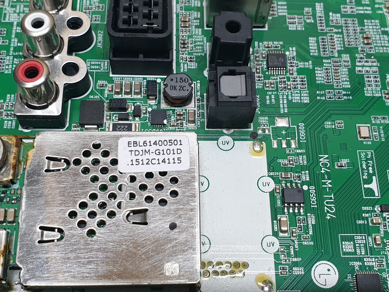 MAIN AV BOARD MB LG 32LF580V LED TV EAX65610906(1.1) EBT63976202 SCREEN:HV320FHB - Image 4
