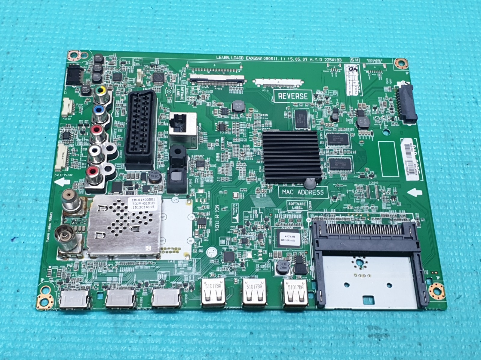 MAIN AV BOARD MB LG 32LF580V LED TV EAX65610906(1.1) EBT63976202 SCREEN:HV320FHB - Image 6