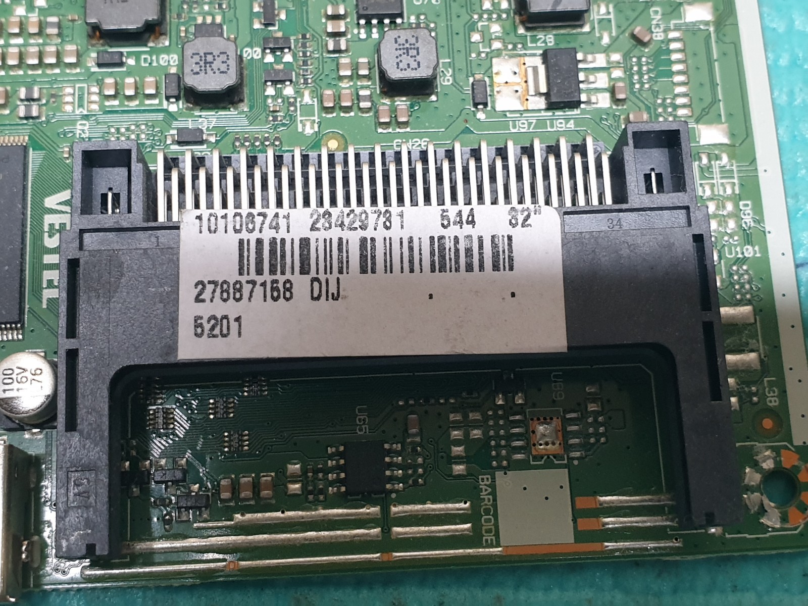 MAIN BOARD MB HITACHI 32HB6J61U 32" LED TV 17MB110P 23429731 SCREEN:LSC320AN09 - Image 3