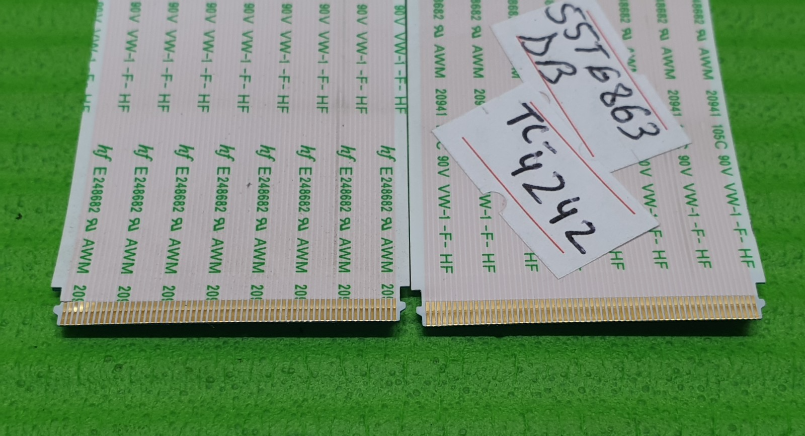 FLAT RIBBON CABLE FROM TCON LVDS BOARD TO SCREEN TOSHIBA 55T6863DB 30093840 TV - Image 4