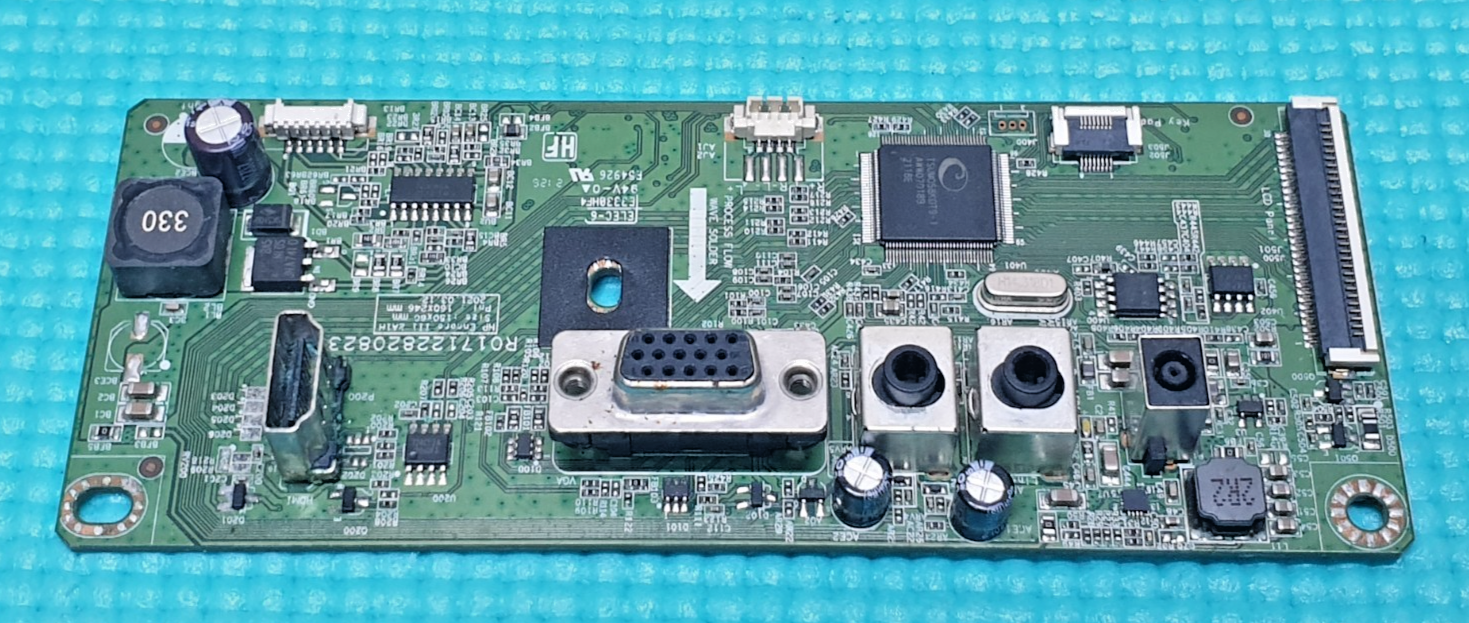MAIN AV BOARD MB HP M24FWA HSD-01-03-K MONITOR R017122820823 SCREEN:LM238WF2
