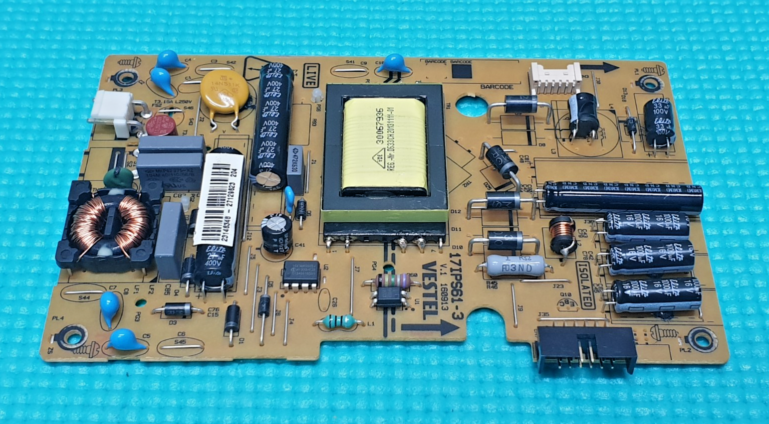 POWER SUPPLY PSU FOR DIGIHOME 20265HDLEDDVD TV VESTEL 17IPS61-3 160913 23148348