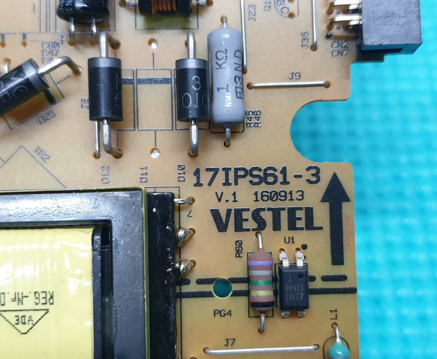 POWER SUPPLY PSU FOR DIGIHOME 20265HDLEDDVD TV VESTEL 17IPS61-3 160913 23148348 - Image 6