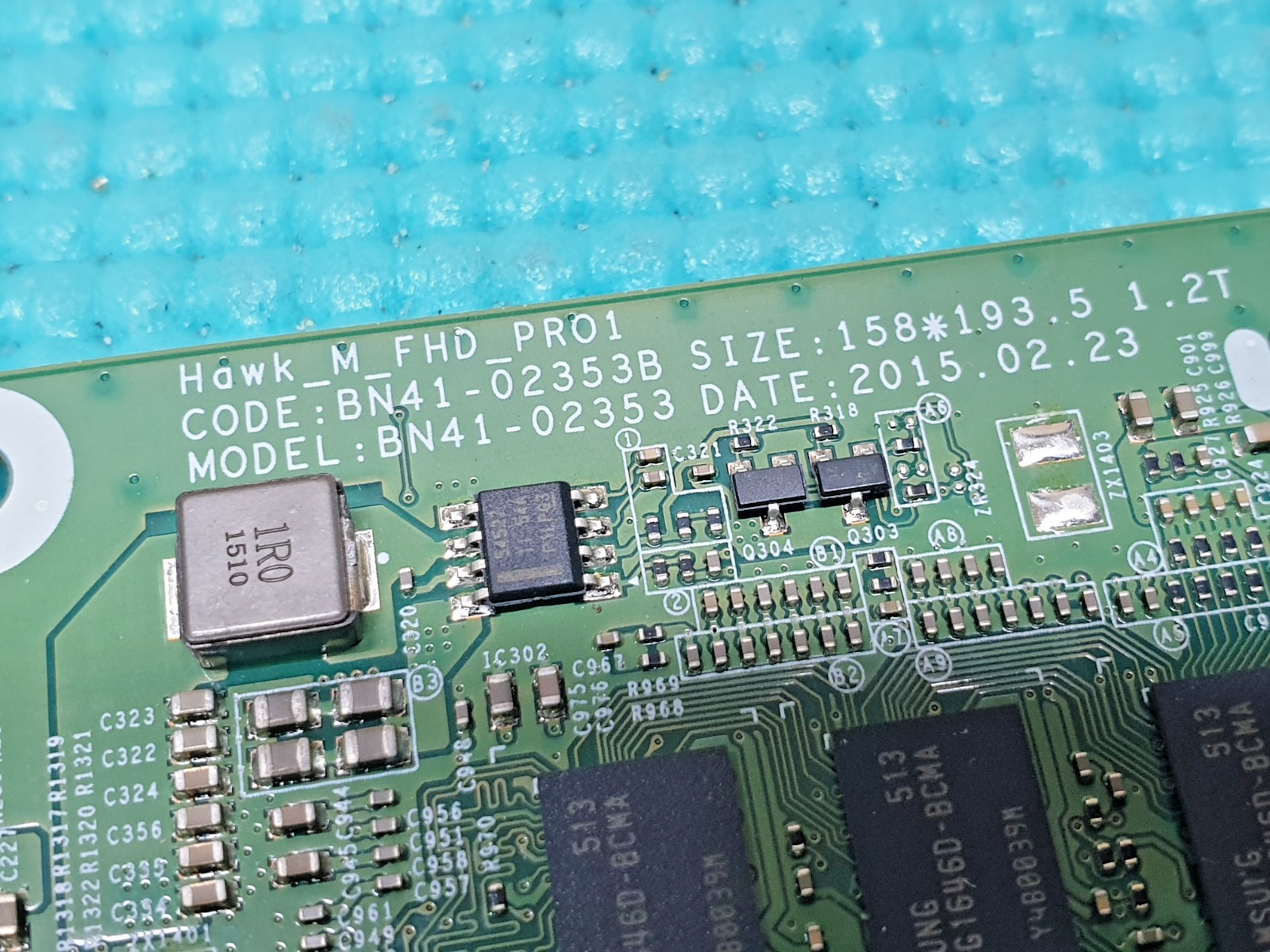 MAIN BOARD MB SAMSUNG UE43J5600AK TV BN41-02353B BN94-09121N SCREEN:T430HVF01 - Image 2