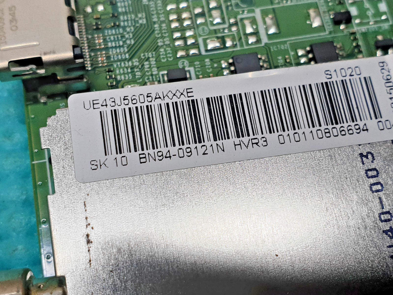 MAIN BOARD MB SAMSUNG UE43J5600AK TV BN41-02353B BN94-09121N SCREEN:T430HVF01 - Image 3